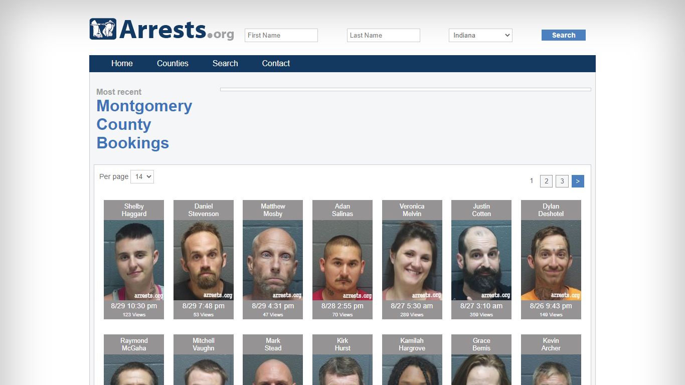 Montgomery County Arrests and Inmate Search